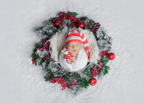 Новогодний образ newborn